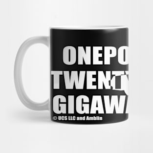 One Point Twenty One Gigawatts (white) Mug